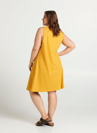 A-line dress, Mineral Yellow NY, Model image number 1