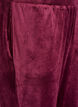 Loose velvet trousers, Dark Bordeaux, Packshot image number 2