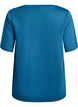 T-shirt in modal mix, Petrol, Packshot image number 1