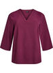 FLASH - Blouse with 3/4 sleeves, Dark Bordeaux, Packshot image number 0