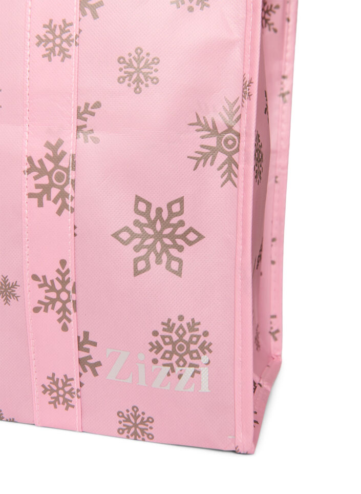 Shopping bag with zipper, Red, Packshot image number 2