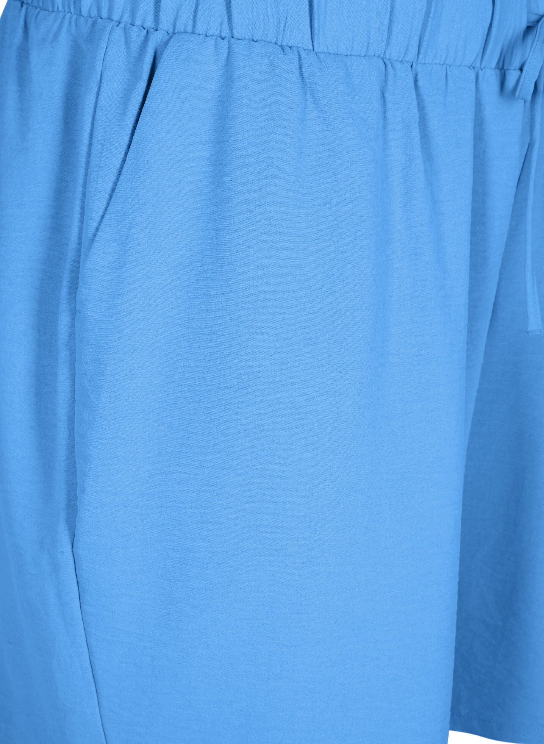 Zizzifashion Shorts with pockets and elastic waistband, Blue, Packshot image number 2