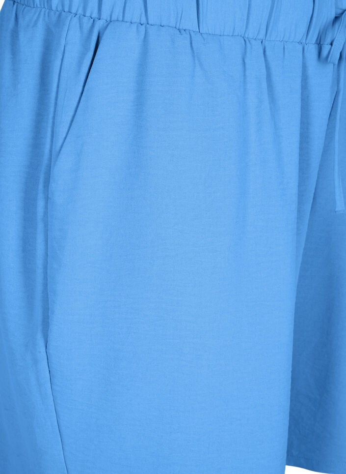 Shorts with pockets and elastic waistband, Blue, Packshot image number 2