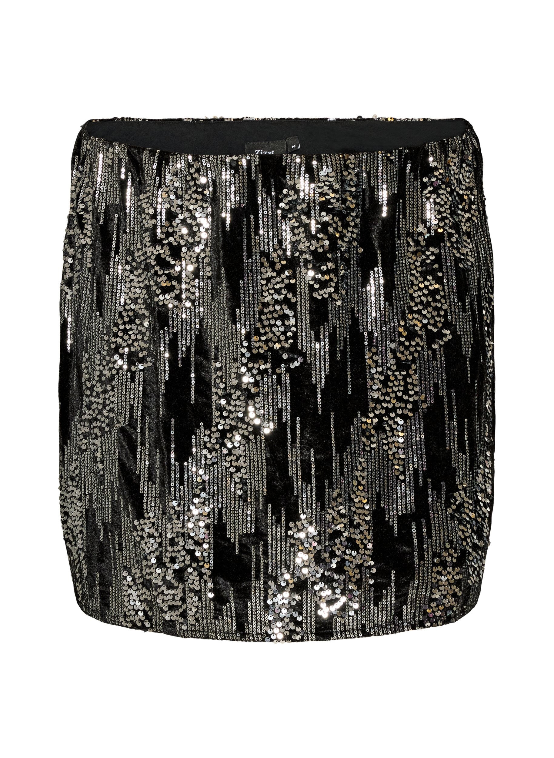 Short sequin skirt