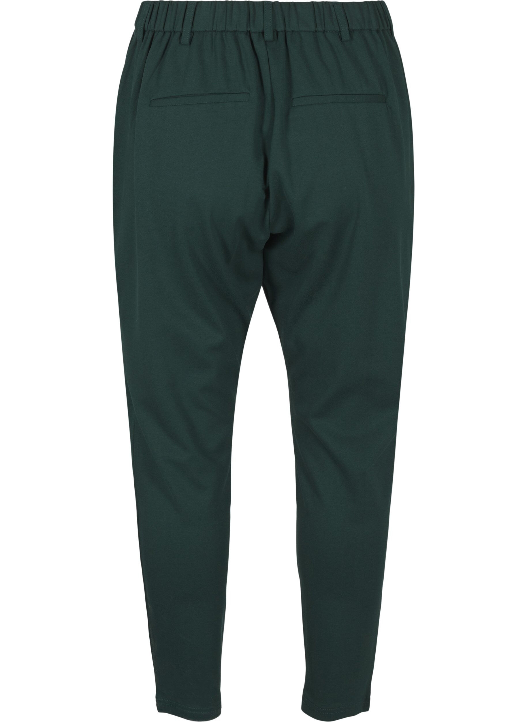 Zizzifashion Cropped Maddison trousers, Green, Packshot image number 1