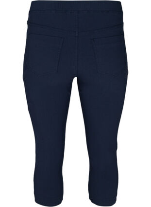 Close-fitting cropped trousers, Navy, Packshot image number 1