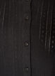 Cardigan in organic cotton with eyelet embroidery, Black, Packshot image number 2