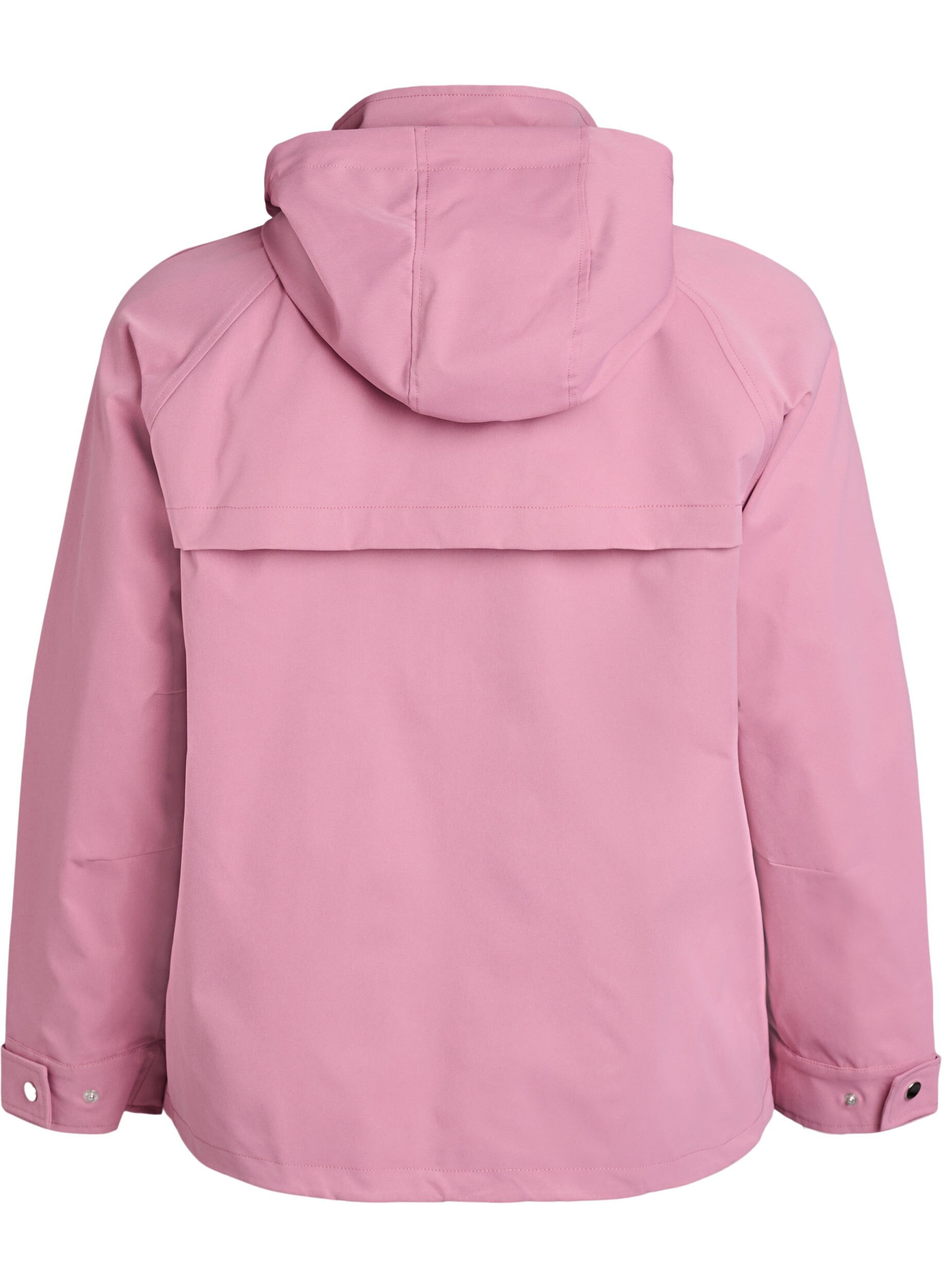 Zizzifashion Short spring jacket with a detachable hood, Rose, Packshot image number 1