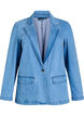 Denim blazer with pockets, Light Blue, Packshot image number 0