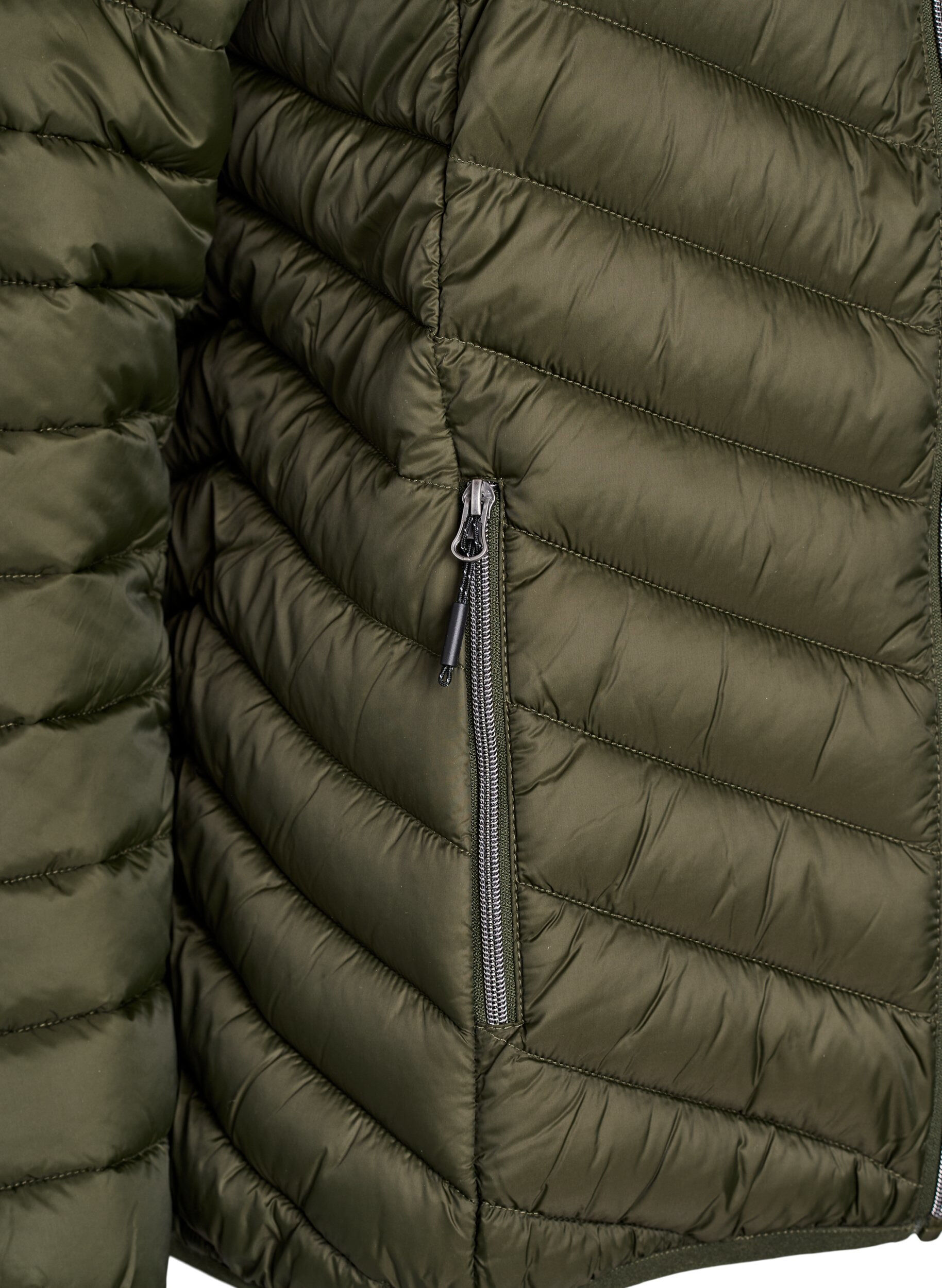 Zizzifashion Lightweight jacket with hood, Green, Packshot image number 3