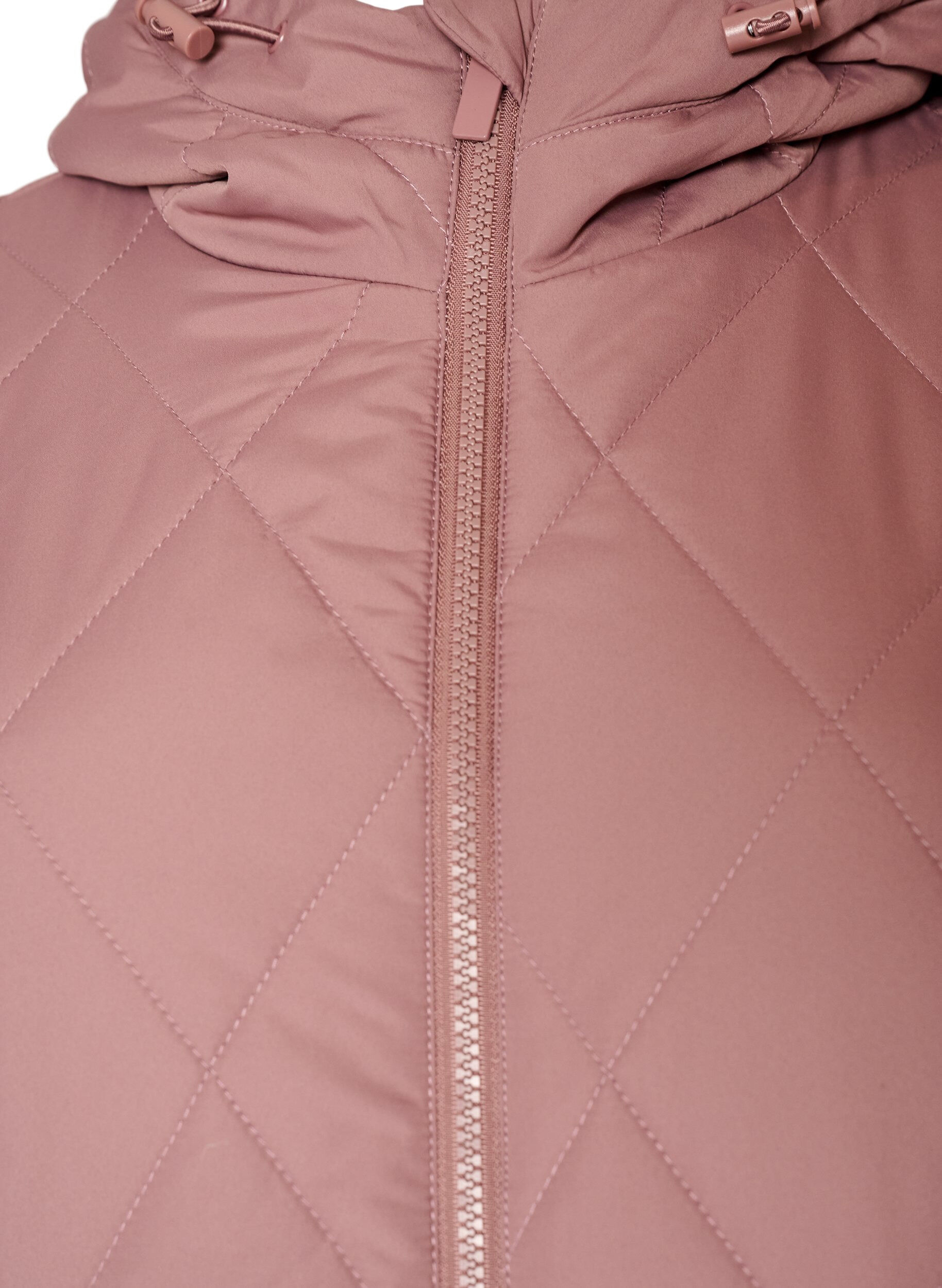 ZizzifashionLightly padded jacket with diamond quilt, Rose, Packshot image number 2