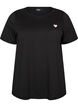 T-shirt with motif, Black, Packshot image number 0