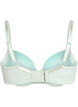 Moulded microfibre bra with a dobby texture, Green, Packshot image number 1