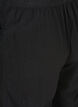 Loose culotte trousers in cotton, Black, Packshot image number 3
