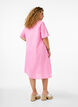 Cotton blend kaftan dress with linen, Pink, Model image number 1