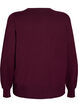 Knitted cardigan with round neck and buttons, Red, Packshot image number 1