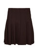 Short pleated skirt with elasticated waist, Brown, Packshot image number 1