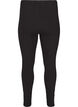 Leggings in cotton with lining, Black, Packshot image number 1