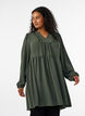 A-line dress with an empire line, Green, Model image number 0