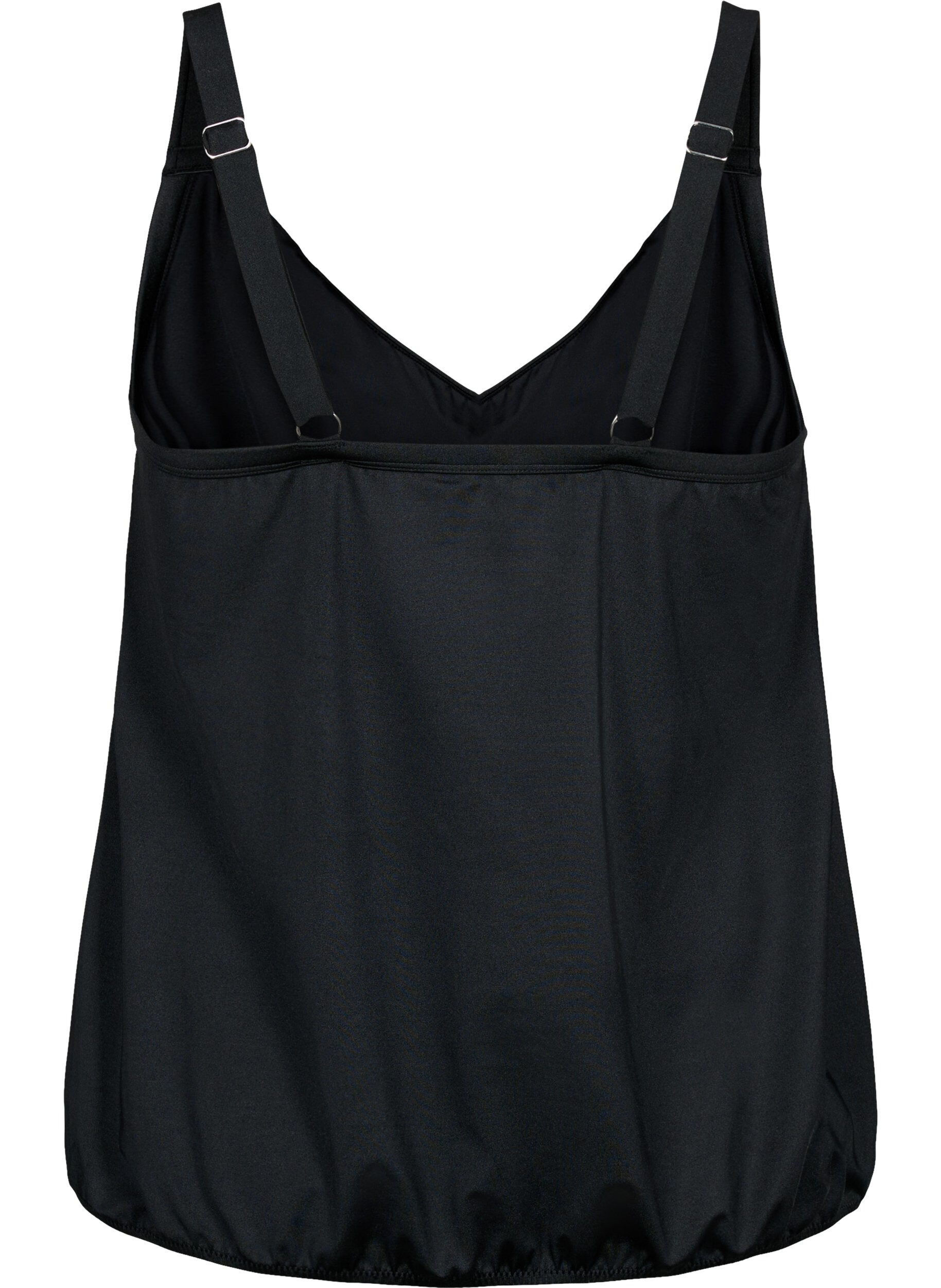Zizzifashion Tankini with loose fit, Black, Packshot image number 1