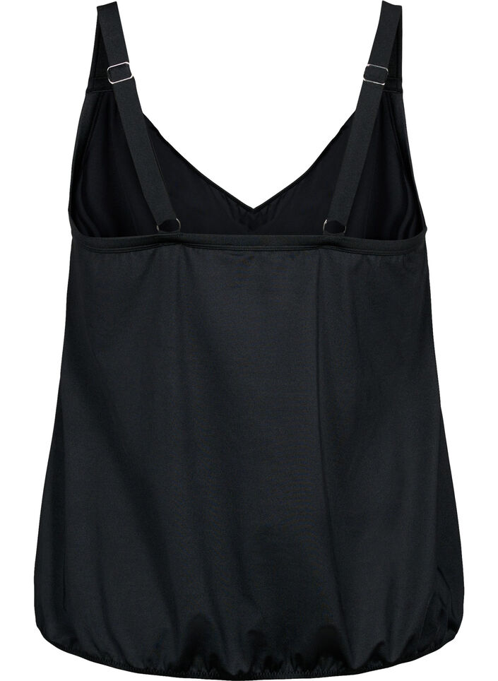 Tankini with loose fit, Black, Packshot image number 1