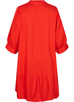 3/4 sleeve dress, Fiery Red, Packshot image number 1