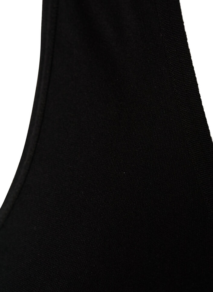 Shapewear top with wide straps, Black, Packshot