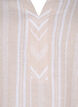 Striped blouse in linen-viscose blend, Beige, Packshot image number 2