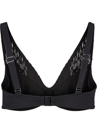 Underwired bikini top, Black, Packshot image number 1