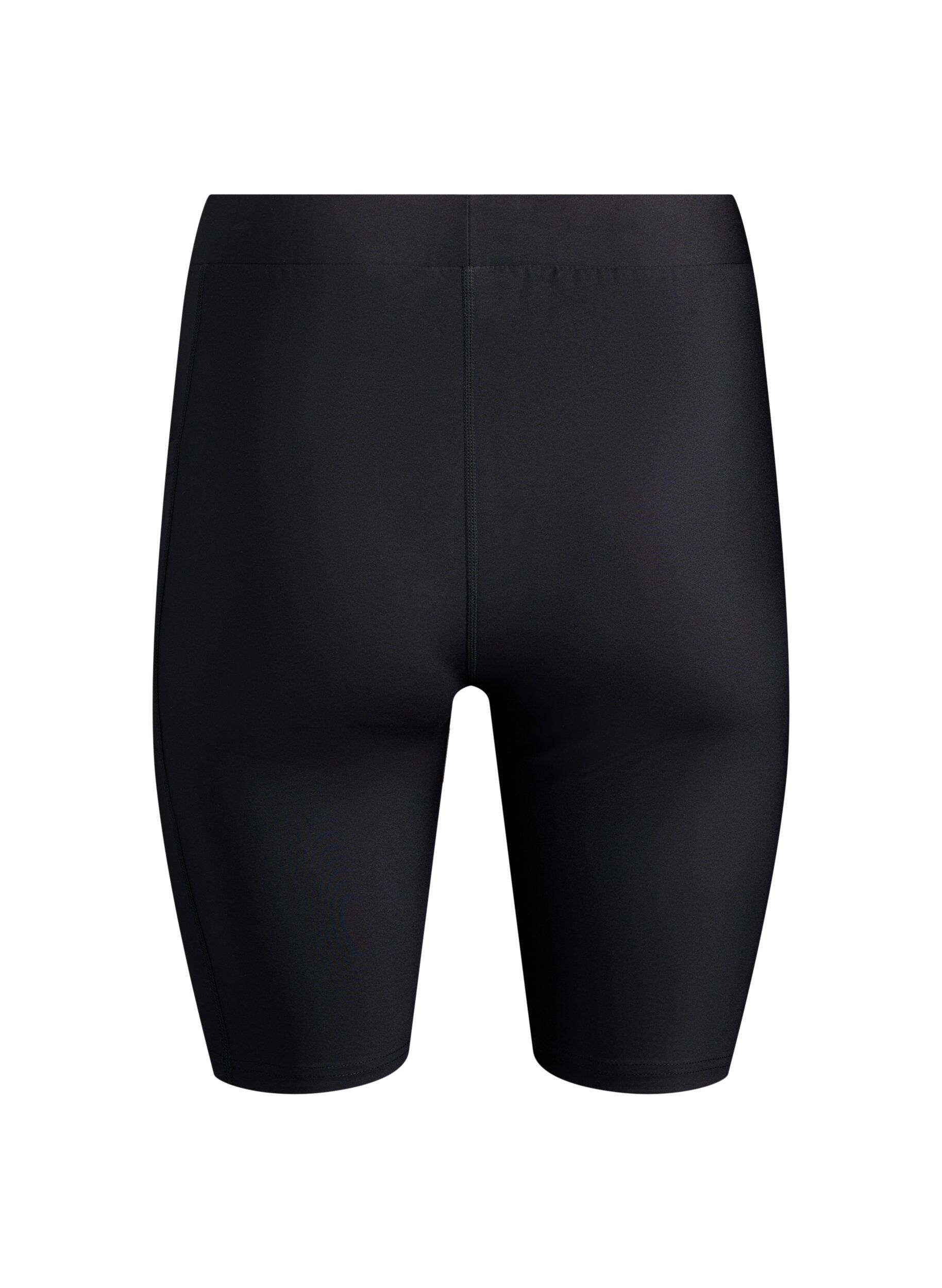 Zizzifashion Fitted shorts with side pockets, Black, Packshot image number 1