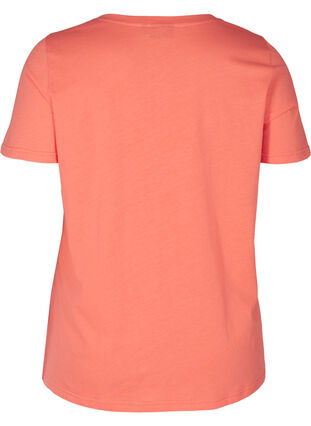 T-shirt with print, Living Coral BLESSED, Packshot image number 1