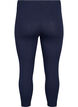 Basic 3/4-length viscose leggings, Blue, Packshot image number 1