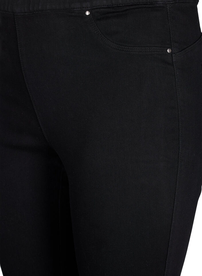 High-waisted jeggings, Black, Packshot image number 2
