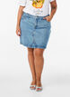 Short denim skirt with pockets, Light Blue, Model image number 3