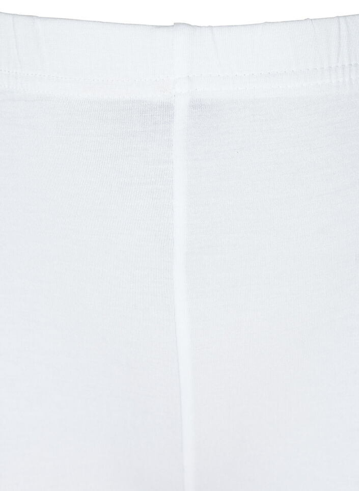 Cycling shorts with lace trim, White, Packshot image number 2