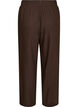 Wide-leg linen and viscose trousers, Brown, Packshot image number 1