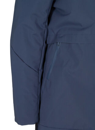 Winter jacket with a drawstring waist, Navy Blazer, Packshot image number 3