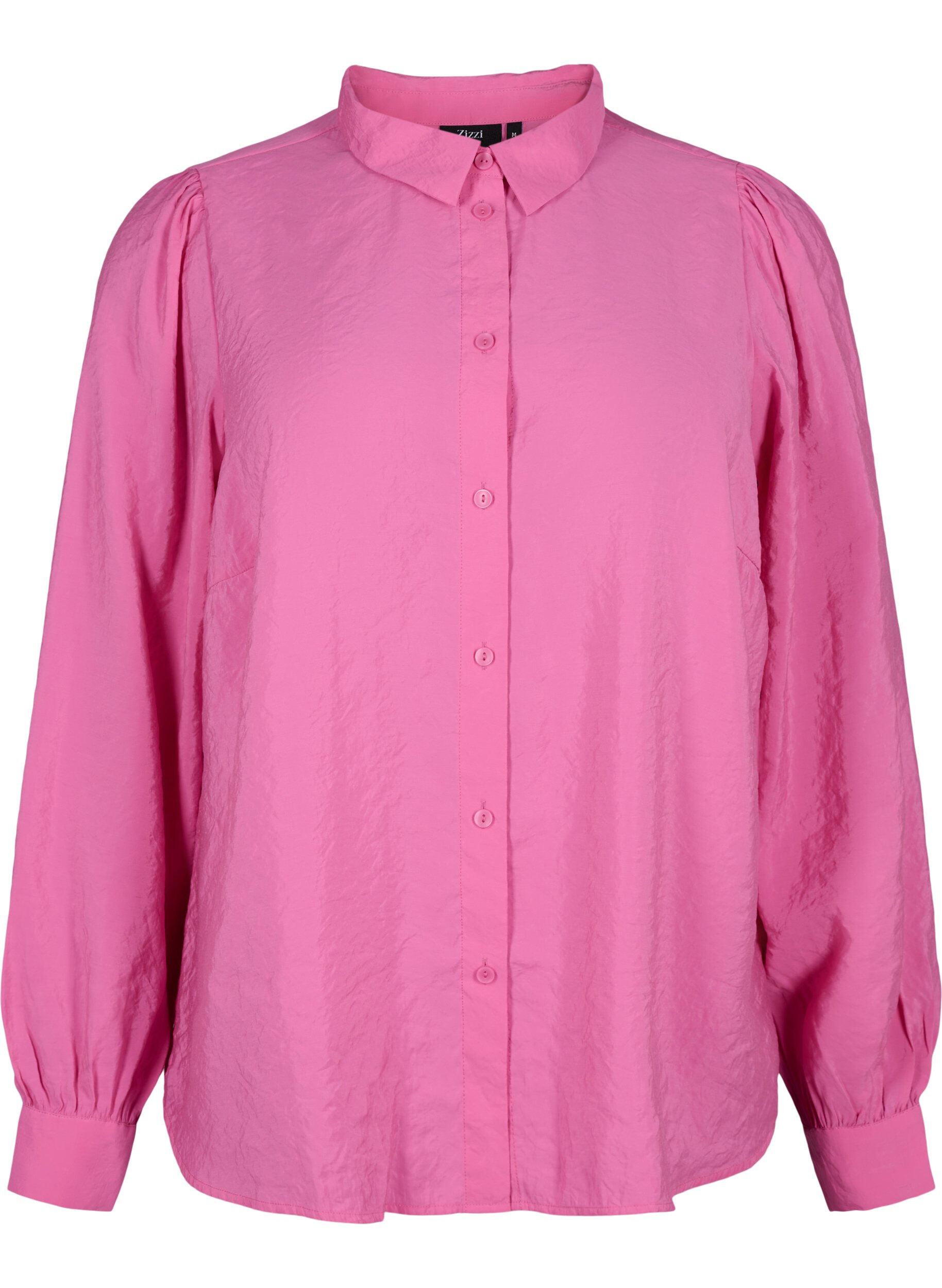 Zizzifashion Long-sleeved shirt in TENCEL&trade; Modal, Phlox Pink, Packshot image number 0