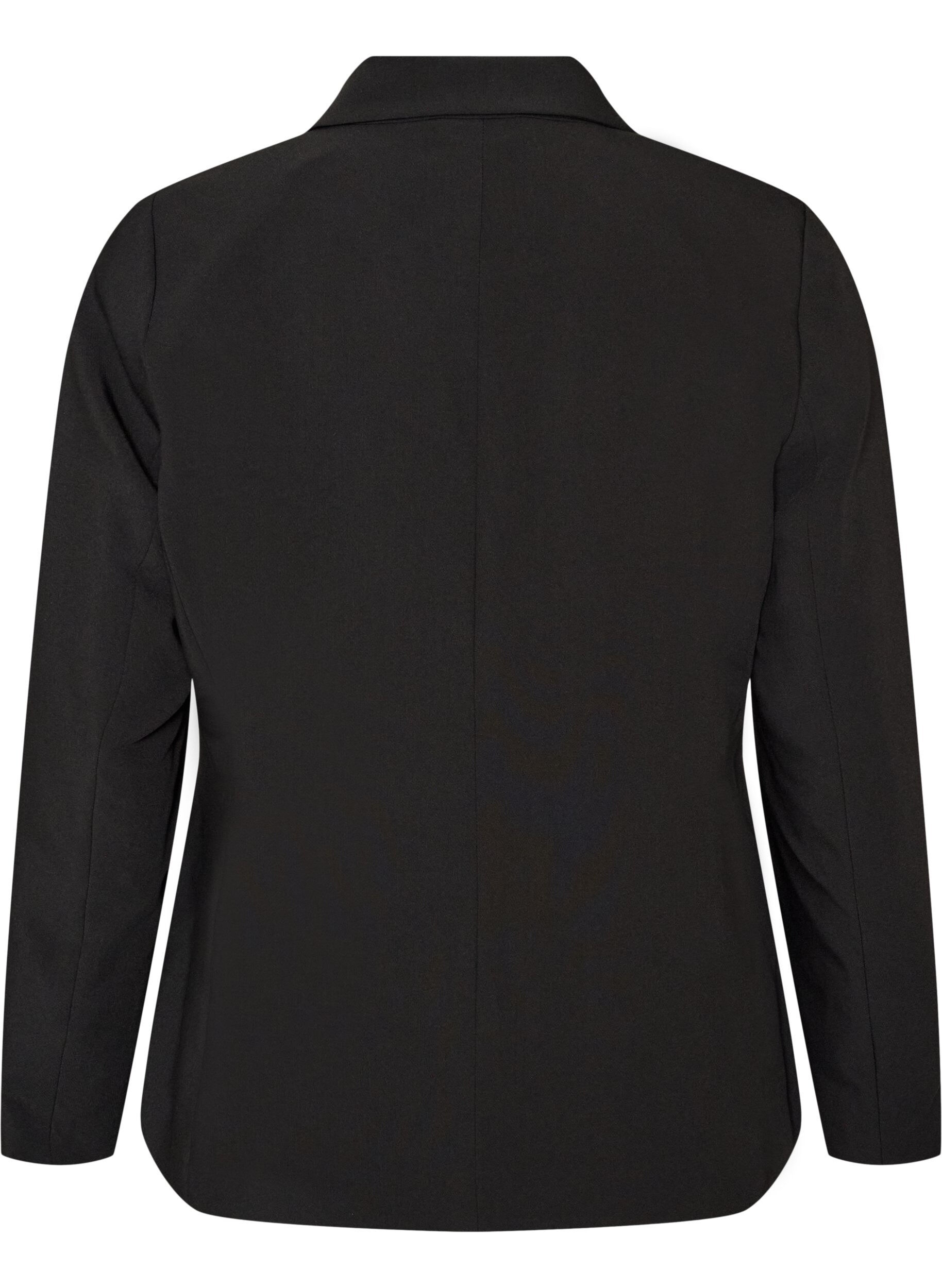ZizzifashionClassic blazer with a single button closure, Black, Packshot image number 1