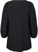 FLASH - Long-sleeved tunic with a round neck, Black, Packshot image number 1