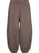 Balloon trousers with a high waist and all-over pattern, Brown, Packshot image number 0