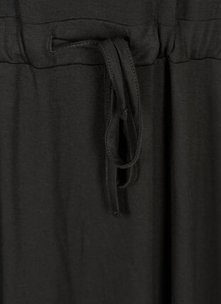 Short-sleeved dress, Black, Packshot image number 3