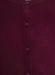 Knitted cardigan with round neck and buttons, Red, Packshot image number 2