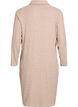 Dress with cable structure and v-neck, Beige, Packshot image number 1