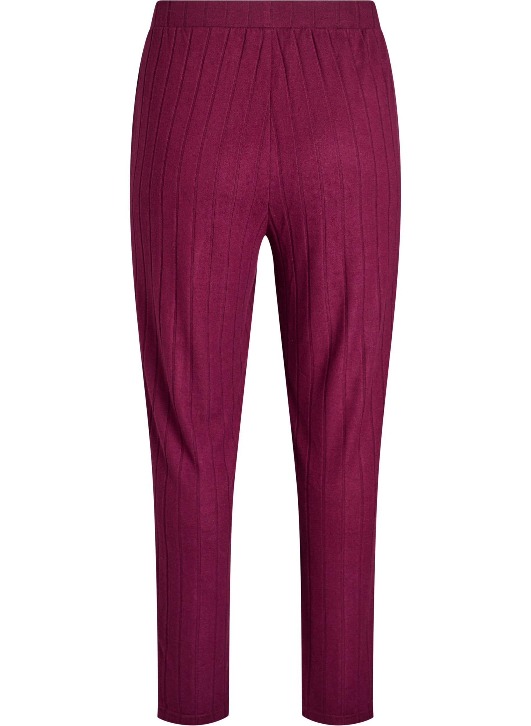 Zizzifashion Lounge trousers with pockets, Dark Bordeaux, Packshot image number 1