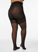Push-up tights 50 denier with pattern, Black, Packshot image number 1