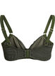 Bikini top with textured mesh and removable padding, Green, Packshot image number 1