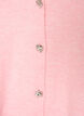 Knitted vest with V-neck and decorative buttons, Pink, Packshot image number 2