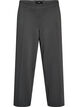 Loose jersey trousers with a high waist, Dark Grey, Packshot image number 0
