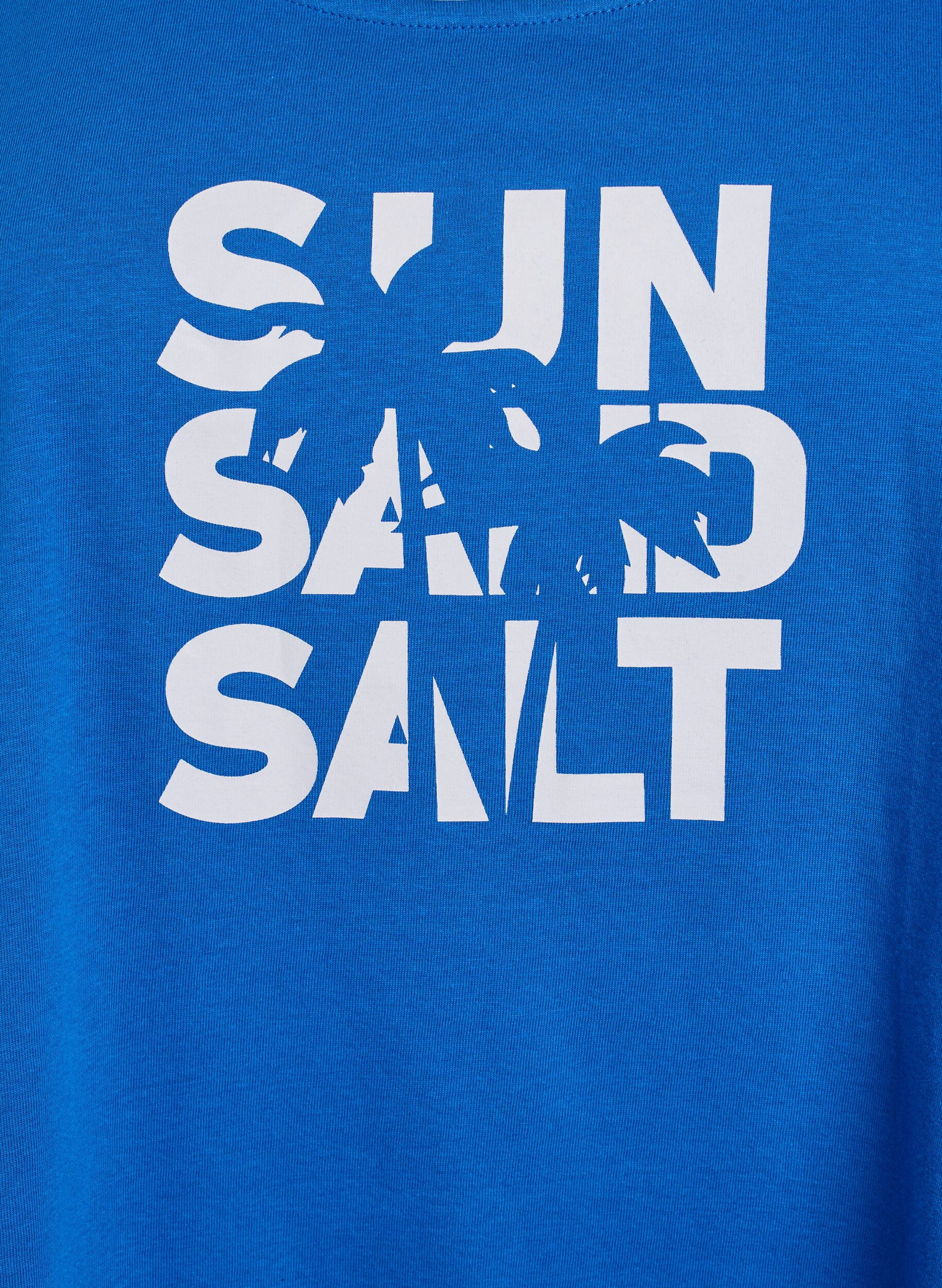 Zizzifashion Cotton top with a-shape, Blue, Packshot image number 2